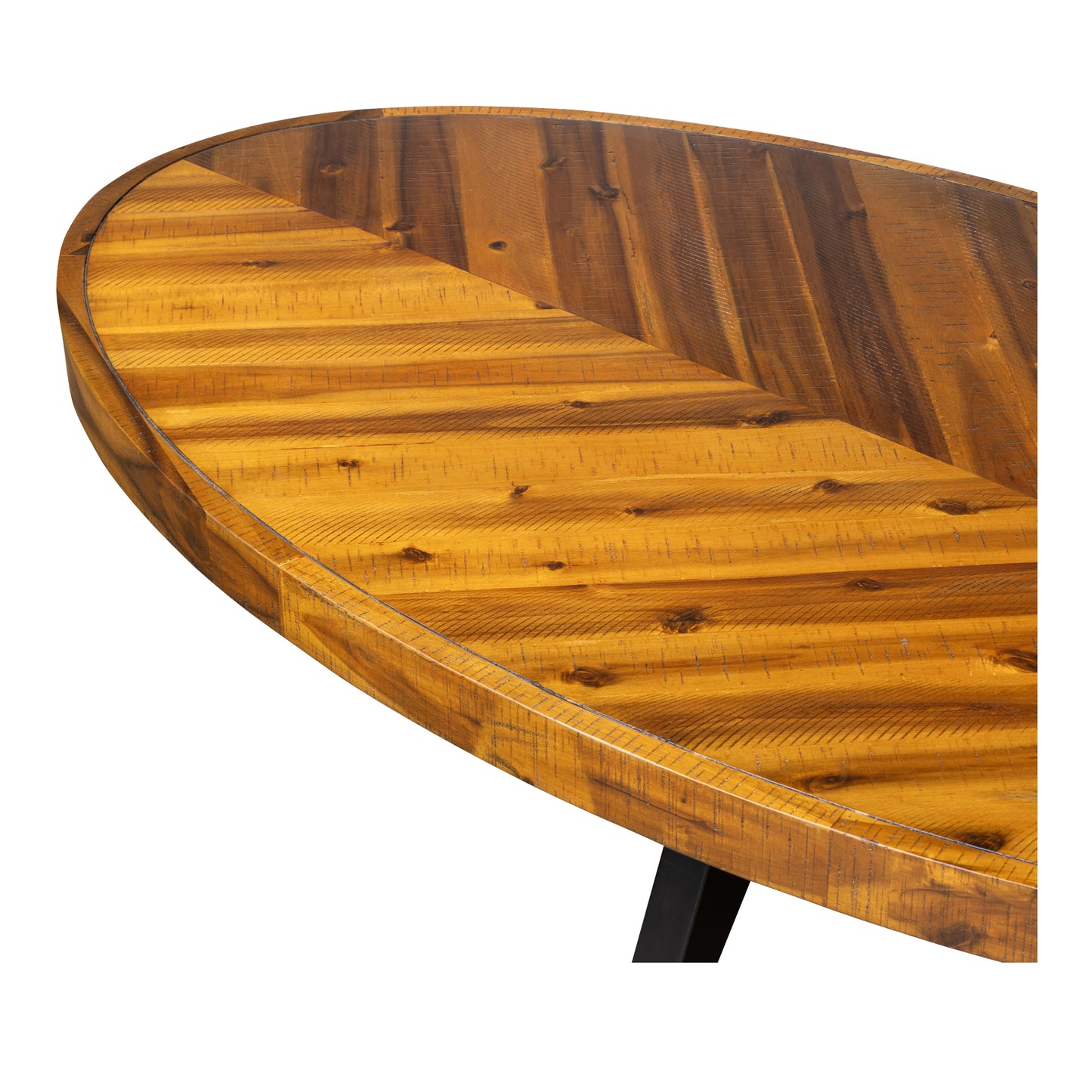 Parq Oval Coffee Table Amber by Moe's Home