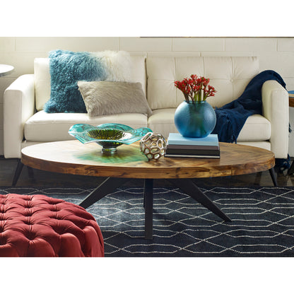 Parq Oval Coffee Table Amber