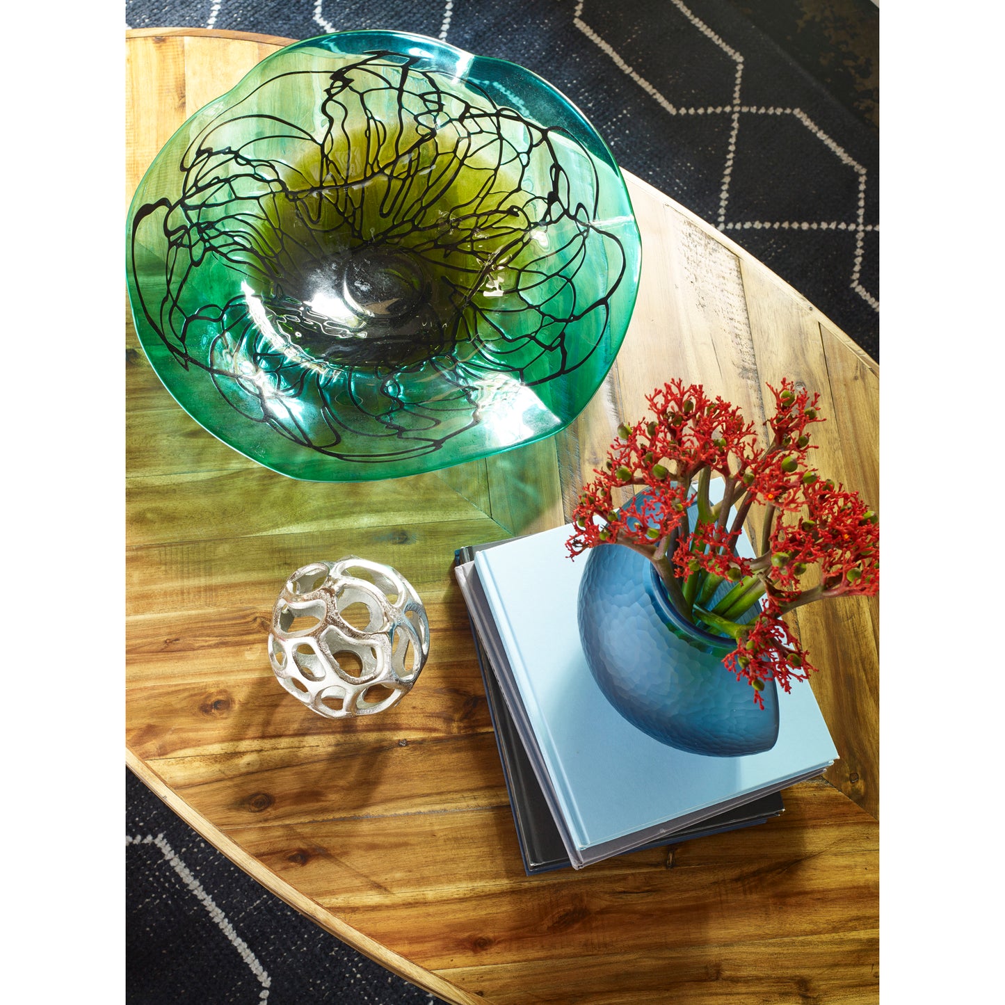 Parq Oval Coffee Table Amber by Moe's Home