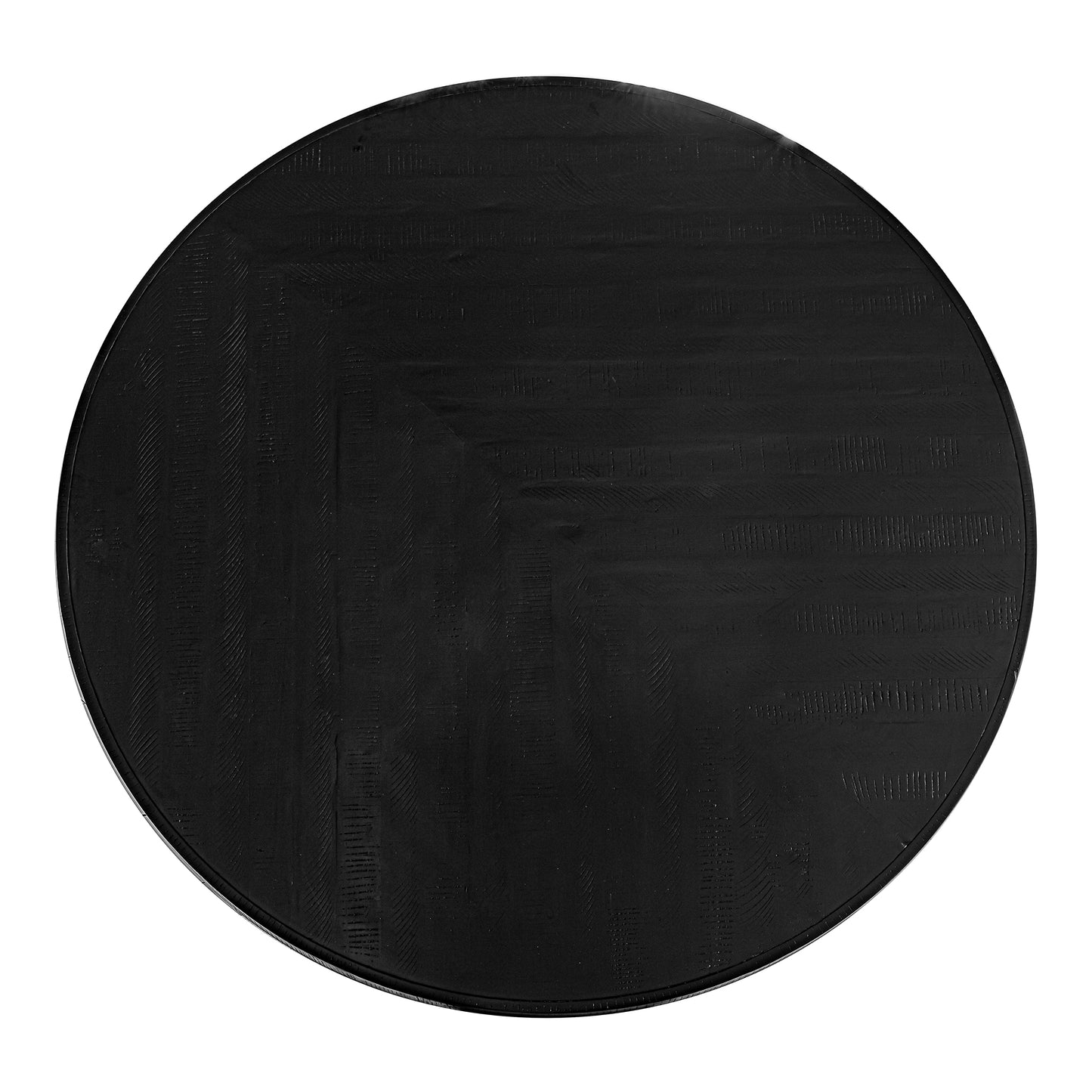 Parq 60 Inch Round Dining Table Black by Moe's Home