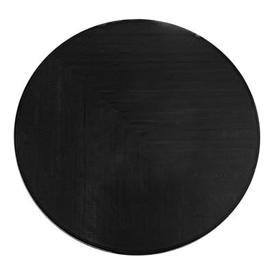 Parq 60 Inch Round Dining Table Black by Moe's Home