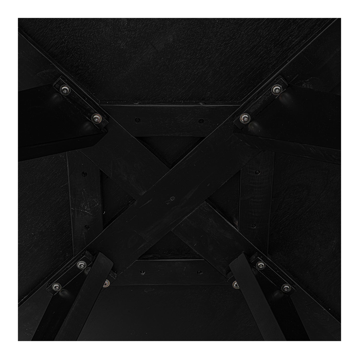 Parq 60 Inch Round Dining Table Black by Moe's Home