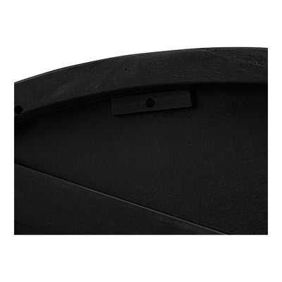 Parq 60 Inch Round Dining Table Black by Moe's Home