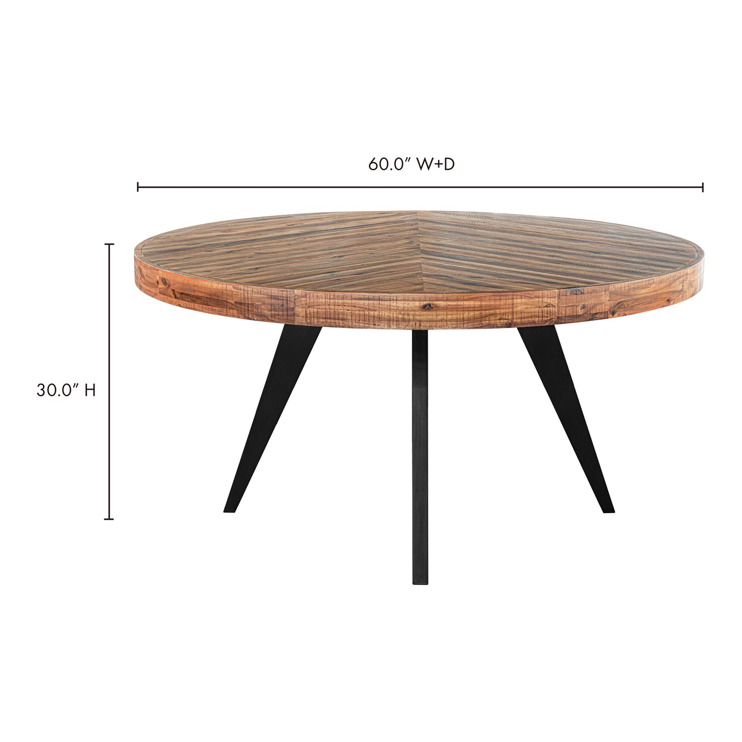 Parq 60In Round Dining Table by Moe's Home