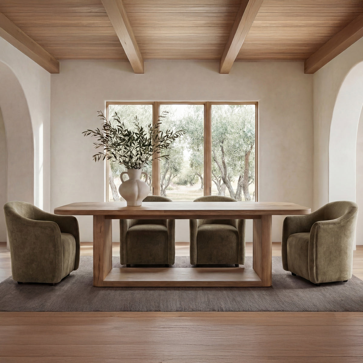 Blake Dining Table Rustic by Moe's Home