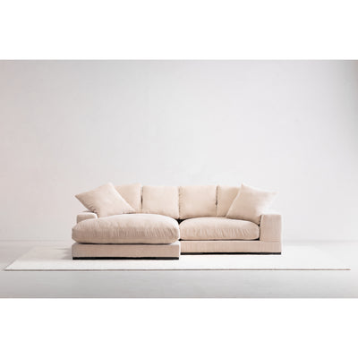 Plunge Sectional Cappuccino by Moe's Home