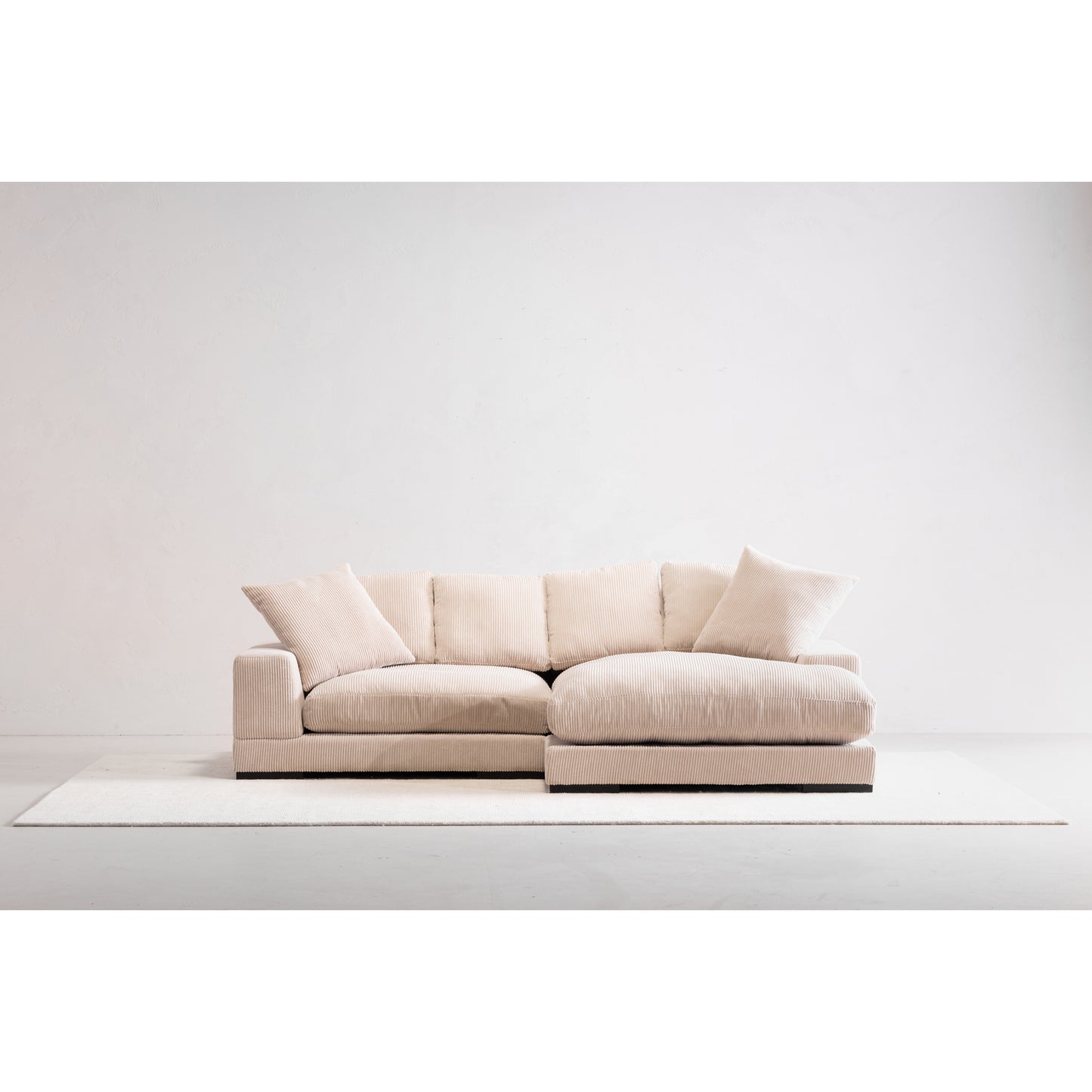 Plunge Sectional Cappuccino by Moe's Home