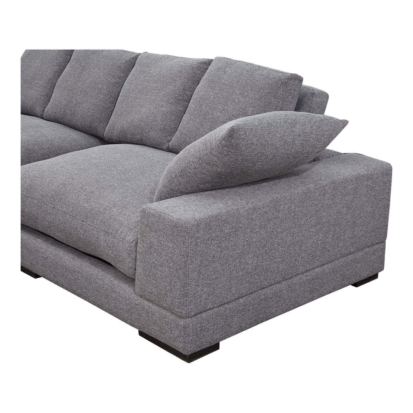 Plunge Sectional Anthracite by Moe's Home