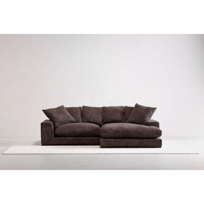 Plunge Sectional Dark Brown by Moe's Home