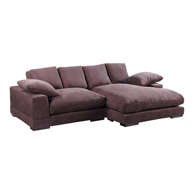 Plunge Sectional Dark Brown by Moe's Home