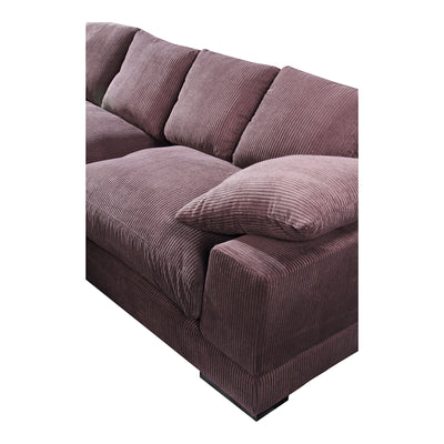 Plunge Sectional Dark Brown by Moe's Home