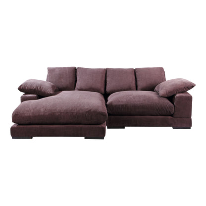 Plunge Sectional Dark Brown | Brown