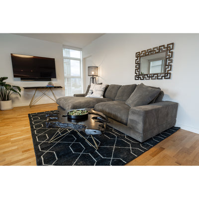 Plunge Sectional Charcoal by Moe's Home