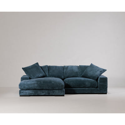 Plunge Sectional Navy by Moe's Home