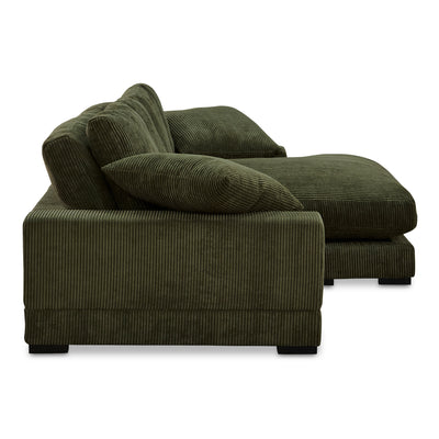 Plunge Sectional Dark Green by Moe's Home