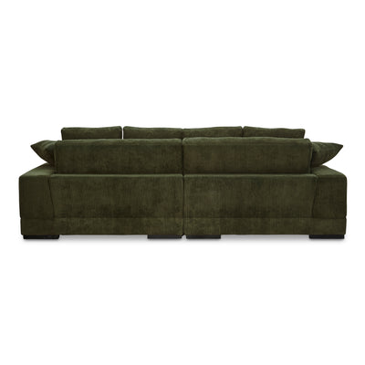 Plunge Sectional Dark Green by Moe's Home