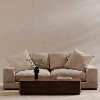 Plunge Sofa Cappuccino by Moe's Home