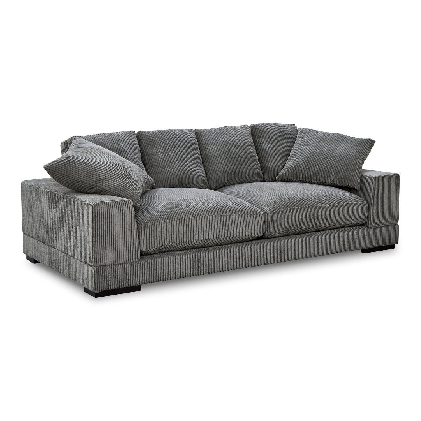 Plunge Sofa Charcoal by Moe's Home