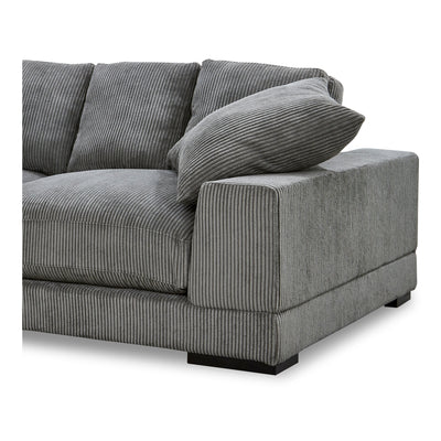 Plunge Sofa Charcoal by Moe's Home