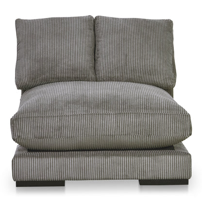 Plunge Slipper Chair Charcoal | Grey