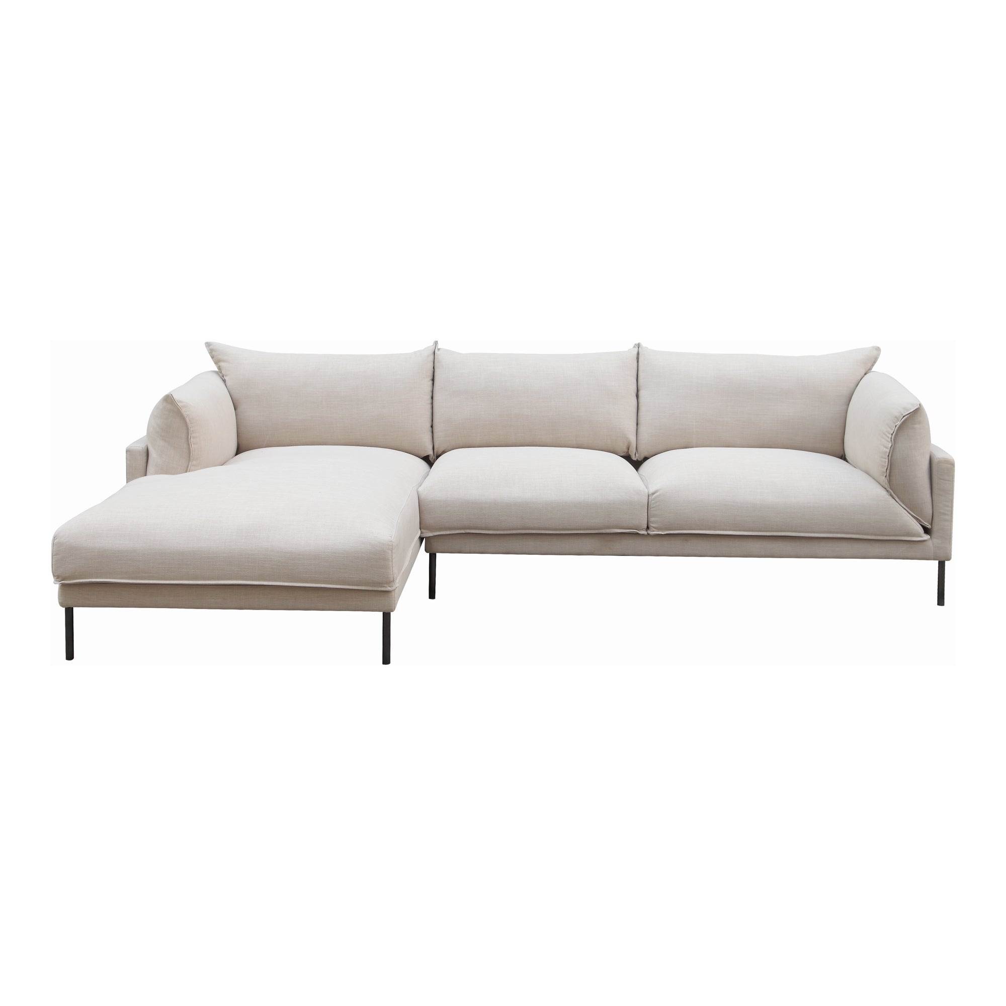 Jamara Left-Facing Sectional | Beige