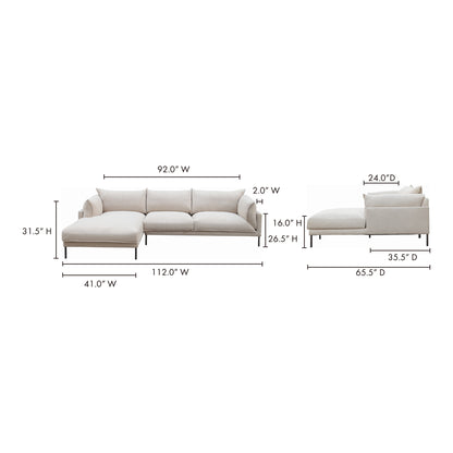 Jamara Left-Facing Sectional