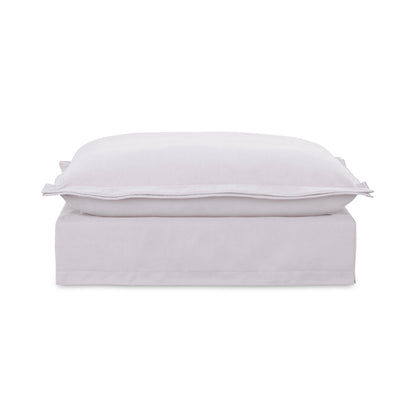 Olivia Ottoman White | White