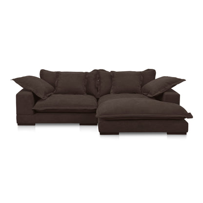 Daydream Sectional Dark Brown | Brown