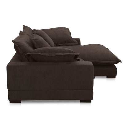 Daydream Sectional Dark Brown