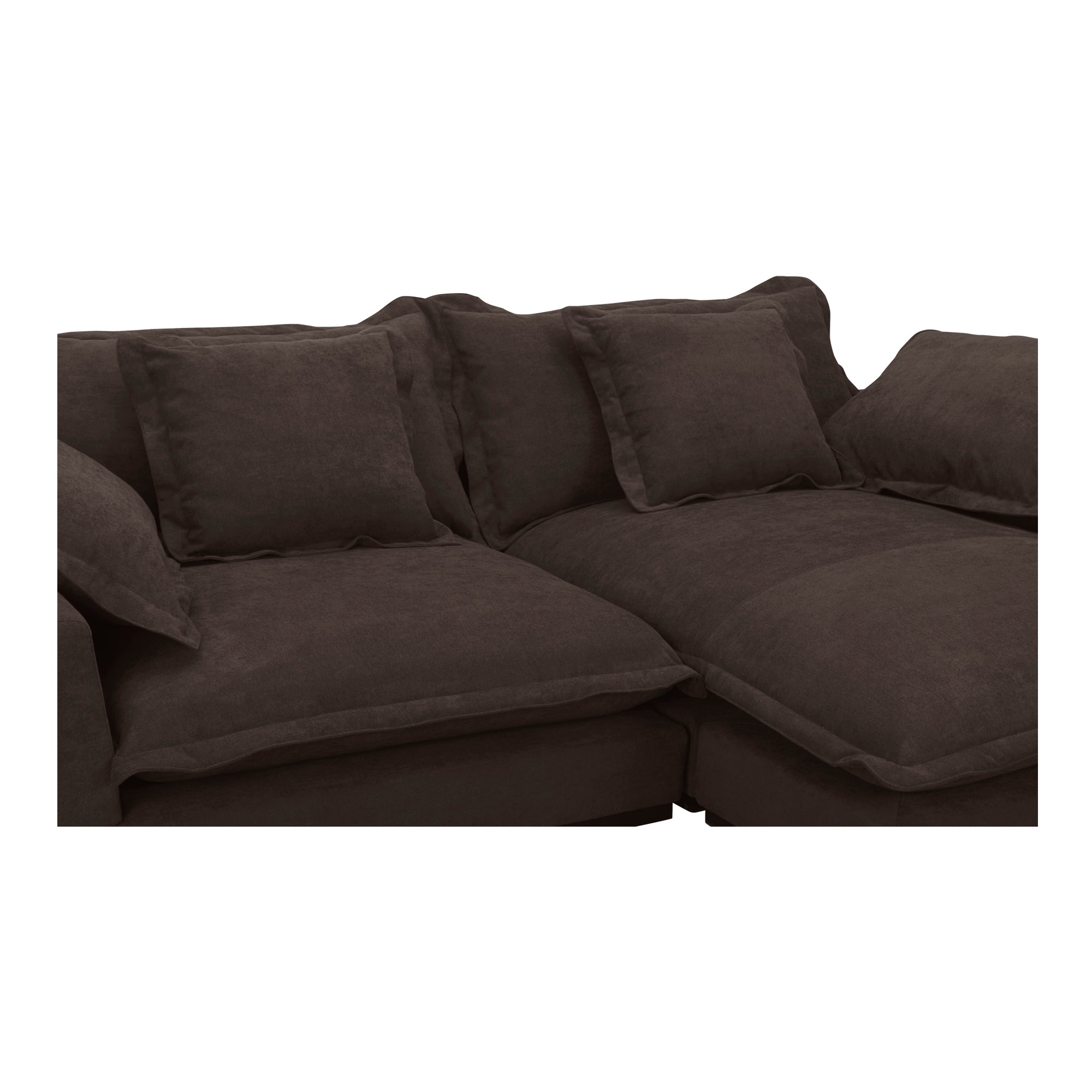 Daydream Sectional Dark Brown