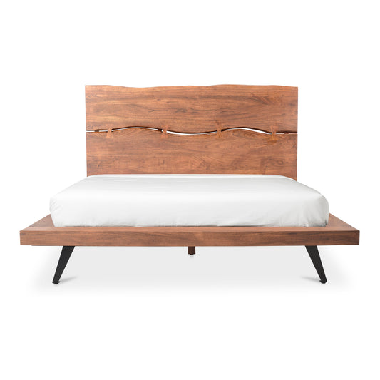 Madagascar Platform Bed Queen Brown | Brown