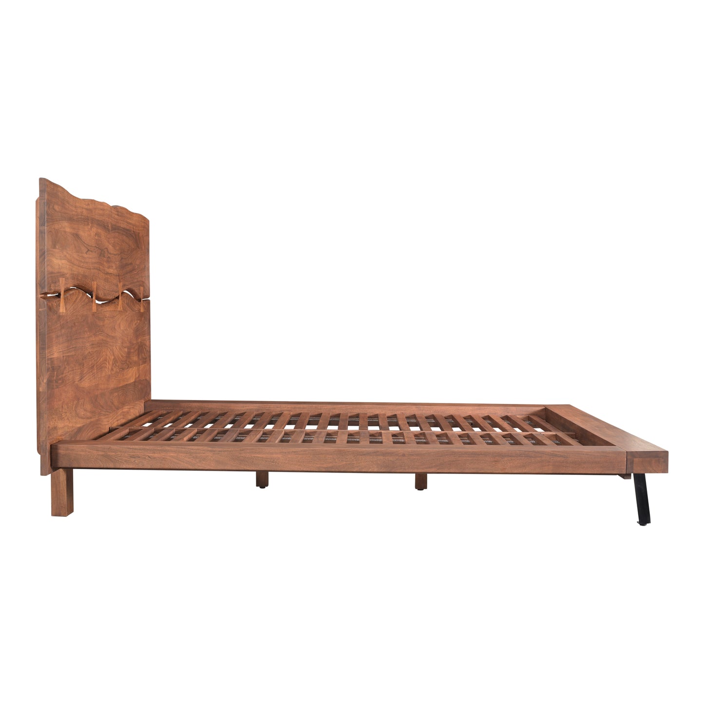 Madagascar Platform Bed Queen Brown by Moe's Home