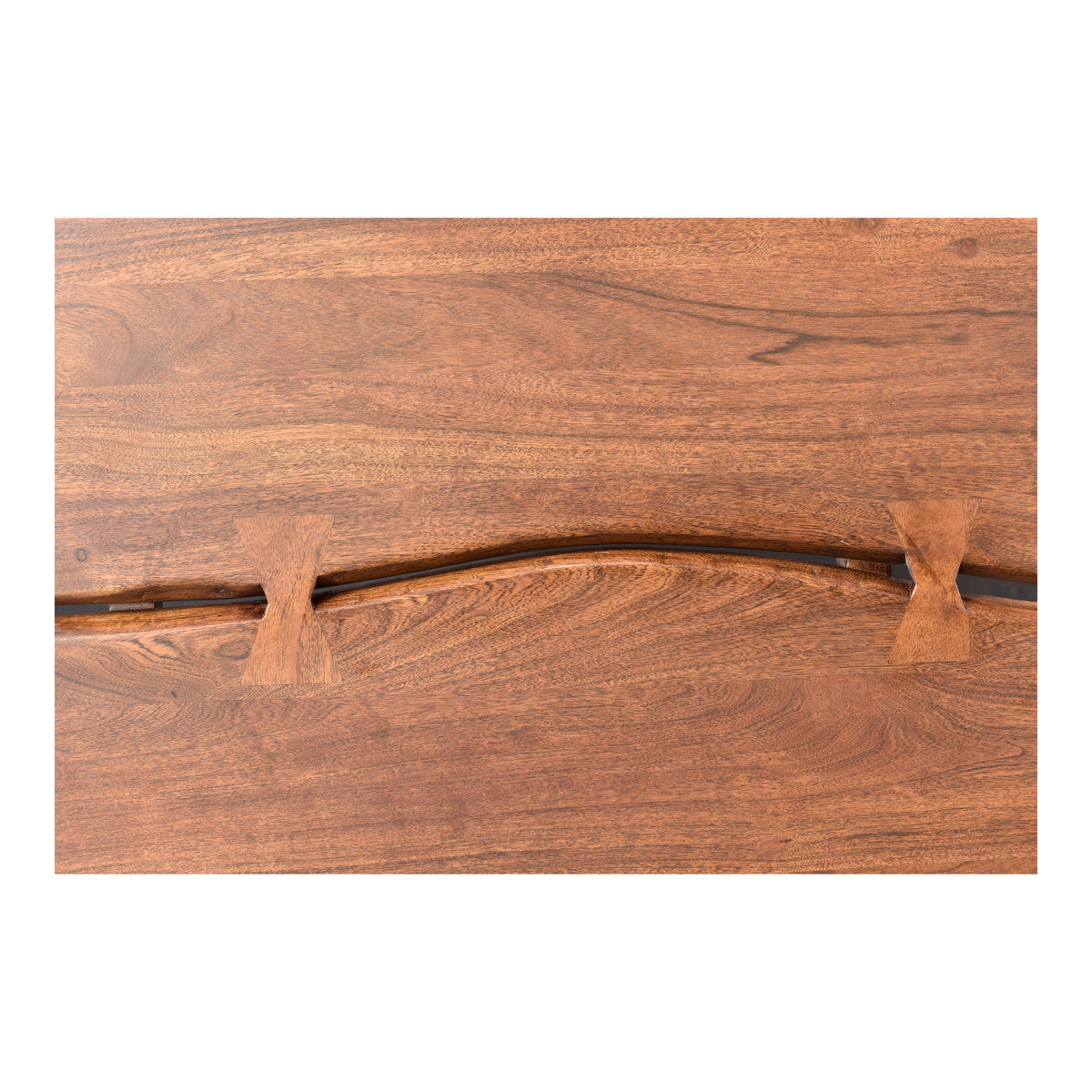 Madagascar Platform Bed Queen Brown by Moe's Home