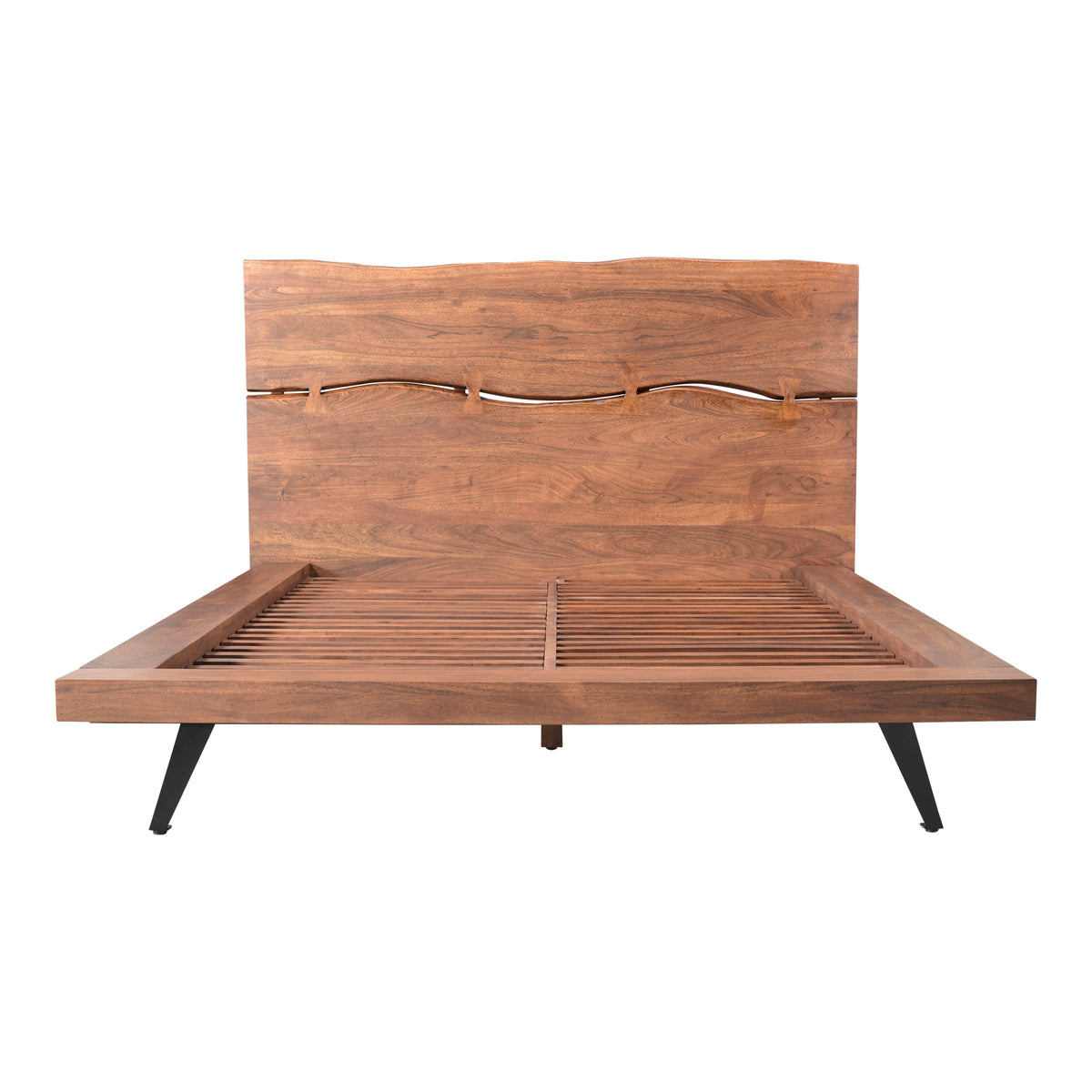 Madagascar Platform Bed Queen Brown by Moe's Home