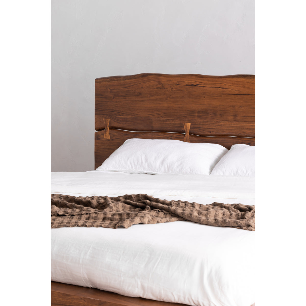 Madagascar Platform Bed Queen Brown by Moe's Home