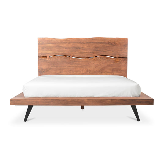 Madagascar Platform Bed King Brown | Brown