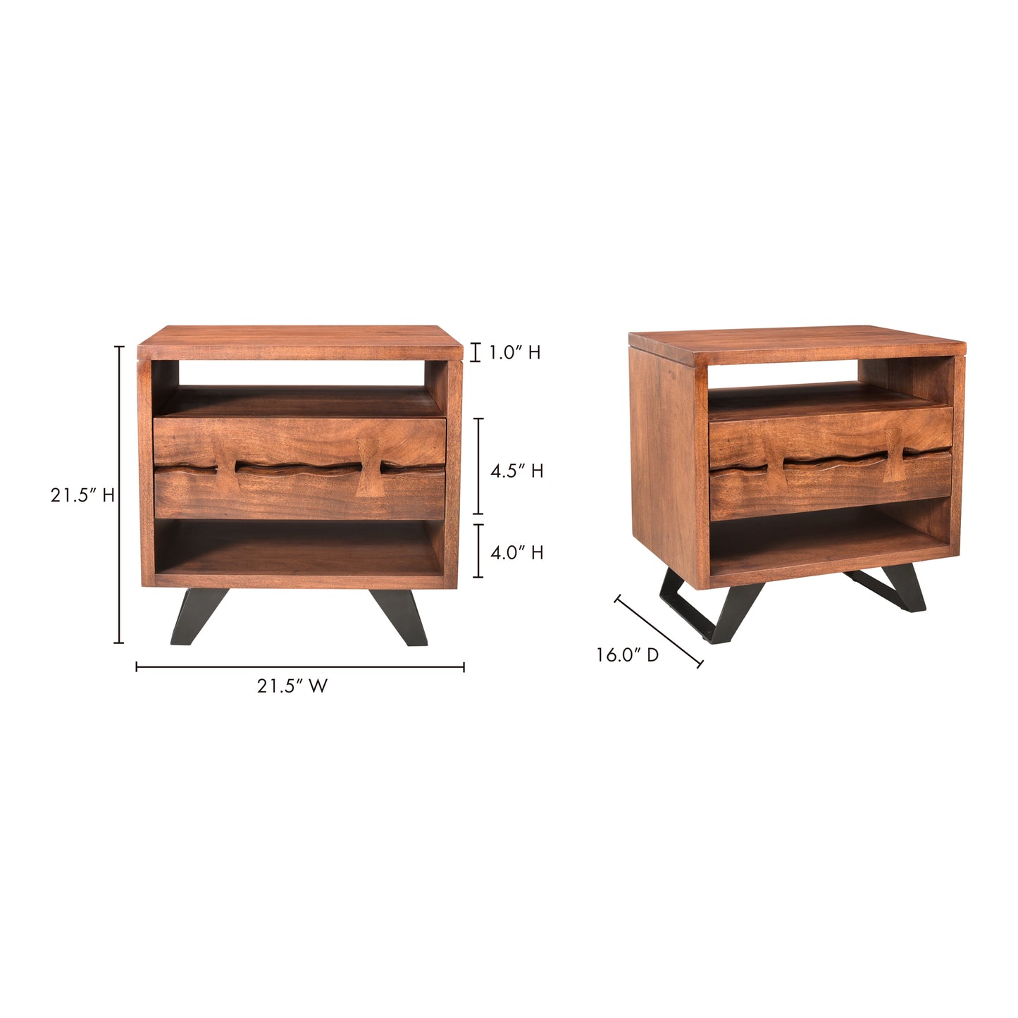Madagascar Nightstand by Moe's Home