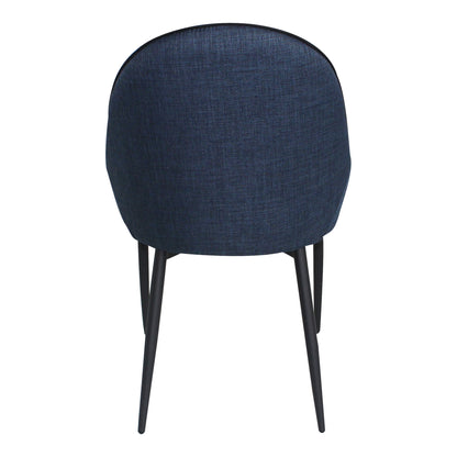 Lapis Dining Chair Dark Blue - Set Of Two