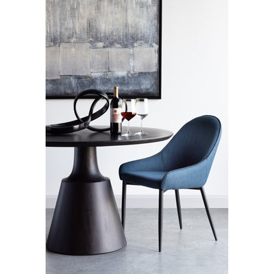 Lapis Dining Chair Dark Blue - Set Of Two by Moe's Home