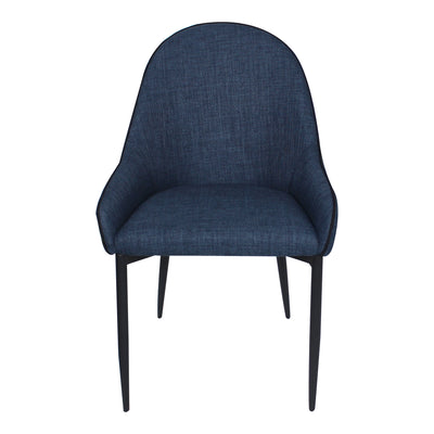 Lapis Dining Chair Dark Blue - Set Of Two by Moe's Home