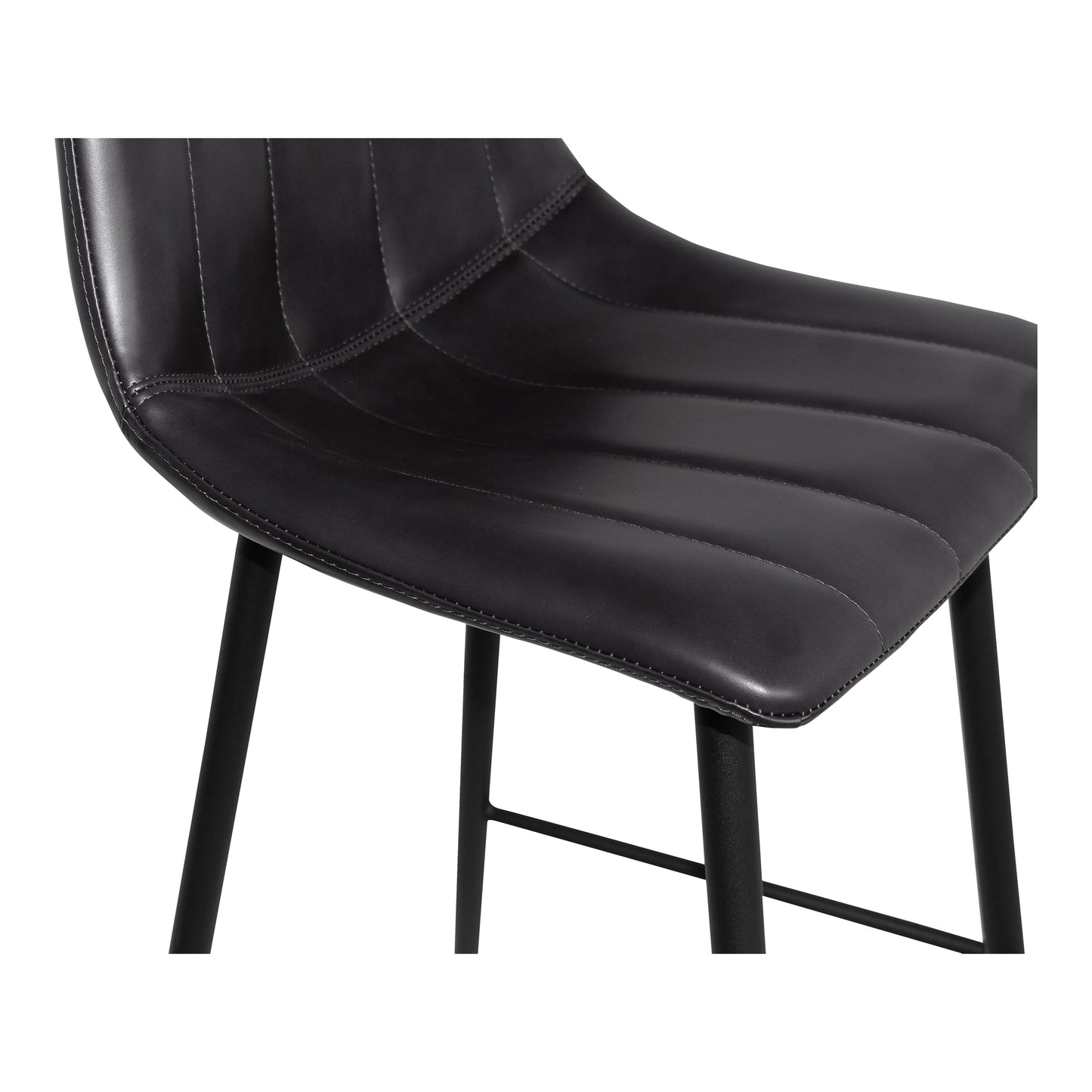 Alibi Counter Stool Matte Black - Set Of Two by Moe's Home