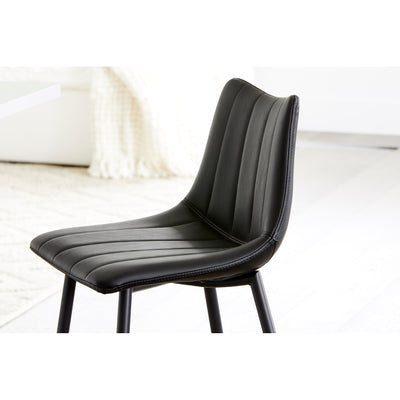 Alibi Counter Stool Matte Black - Set Of Two by Moe's Home