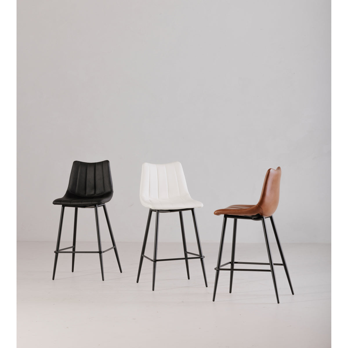 Alibi Counter Stool Brown - Set Of Two by Moe's Home