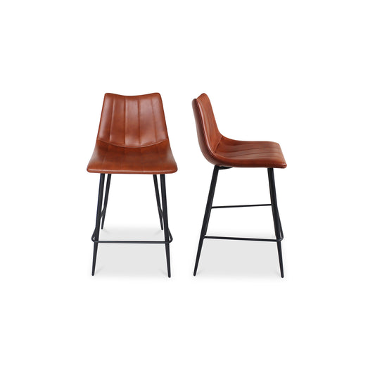 Alibi Counter Stool Brown - Set Of Two by Moe's Home