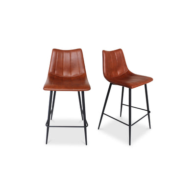 Alibi Counter Stool Brown - Set Of Two by Moe's Home