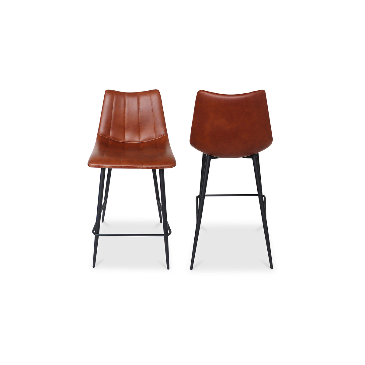 Alibi Counter Stool Brown - Set Of Two by Moe's Home