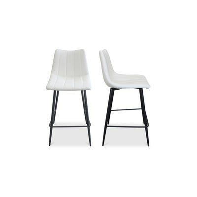 Alibi Counter Stool Ivory   Set Of Two | White