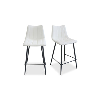 Alibi Counter Stool Ivory - Set Of Two by Moe's Home