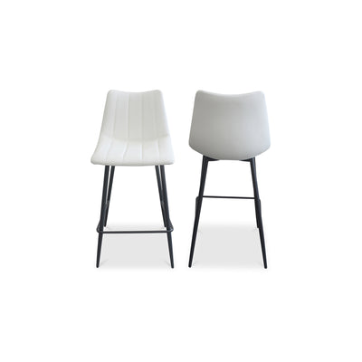 Alibi Counter Stool Ivory - Set Of Two by Moe's Home