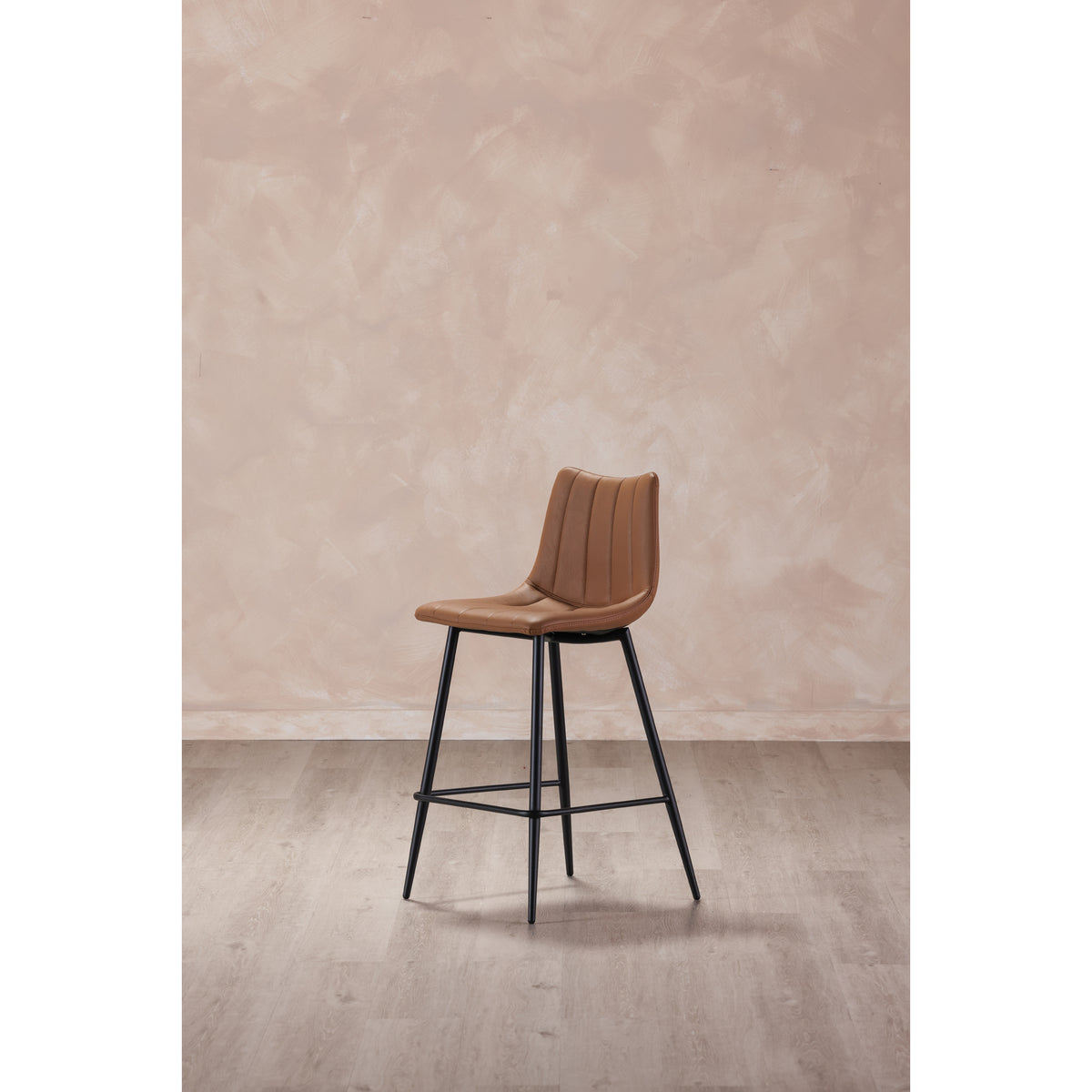 Alibi Counter Stool Tan - Set Of Two by Moe's Home